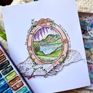 Folk Songs by the Lakes 8x10 Print