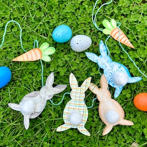 Bunny Garland Printable Pattern for Easter or Nursery