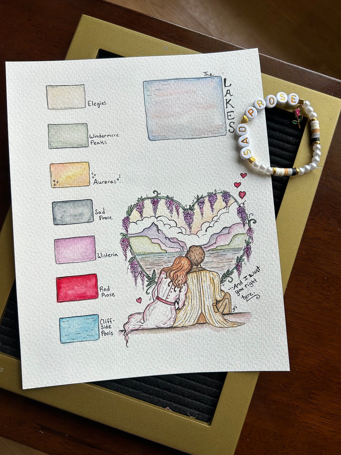 Custom Whimsical Color Story Illustration 8x10 Watercolor Painting - Etsy