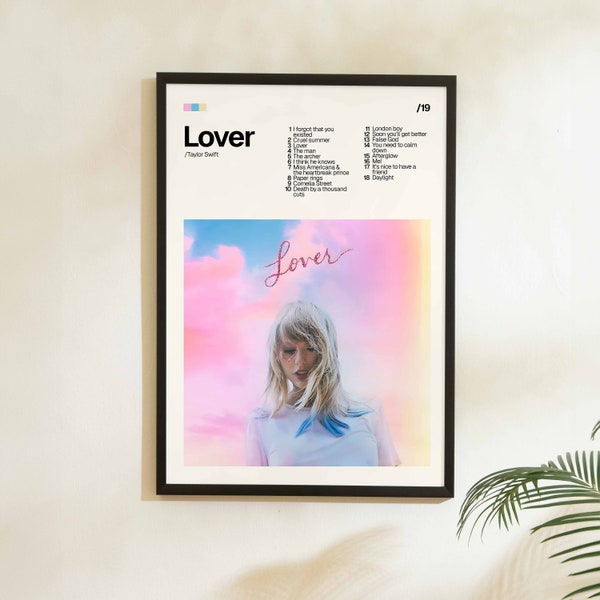 Poster Album, Lover, Taylor Swift ,digital print