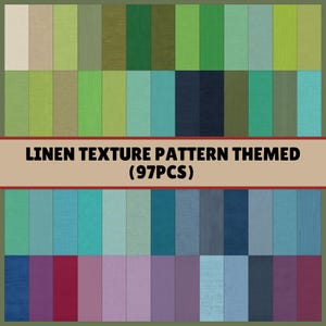 Linen Texture Digital Paper | 97 Seamless Patterns | Commercial Use | Instant Download