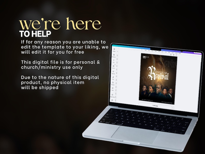 Revival Night Flyer | Editable in Canva | Worship Watch Night | Church ...