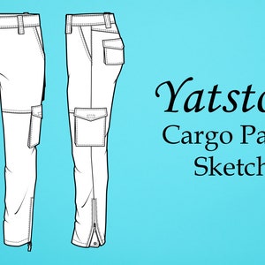 Cargo Pants Stitching Pattern