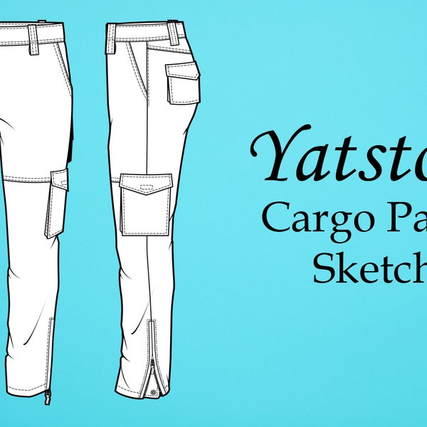 Cargo Pants Stitching Pattern