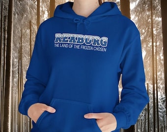 Rexburg Idaho Hoodie Frozen Chosen - Unisex Heavy Blend Hooded Sweatshirt Idaho Apparel