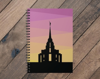 Rexburg Temple Spiritual Study Journal LDS Gifts Christian Scripture Missionary Journal