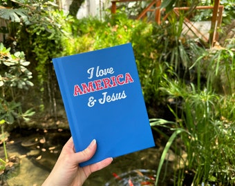 I love America and Jesus Journal | Christian Scripture Missionary Spiritual Journal LDS Gifts