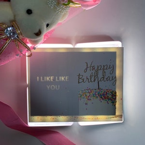 Biglietto d'amore nascosto: romantico, sorprese, regalo, confessione, compleanno, biglietto d'auguri/cartolina