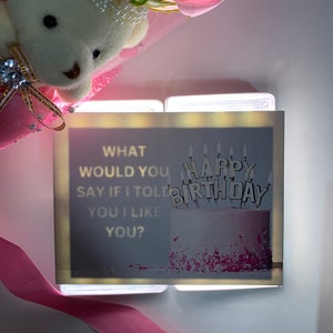 Biglietto d'amore nascosto: romantico, sorprese, regalo, confessione, compleanno, biglietto d'auguri/cartolina