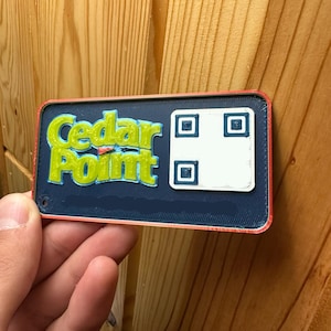 Season Pass-lidkaart of -ticket — Pretparken — Cedar Point, Six Flags, King's Island — PAS je pas aan! — Grootte sleutelhanger + portemonnee