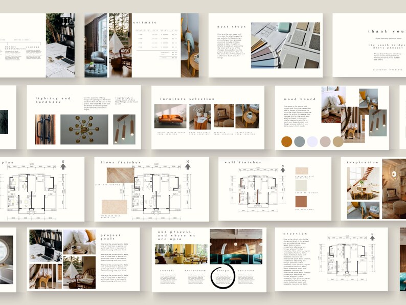 Project Proposal Template Design Presentation Interior Design ...