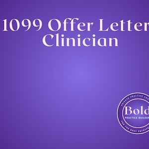 Plantilla de carta de oferta de trabajo como contratista independiente para médicos clínicos con formulario 1099 (personalizable) - Agilice su contratación