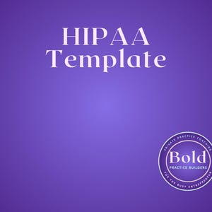 HIPAA Notification Form - Intake Packet - Done For You HIPAA Notice For Mental Health Clinicians