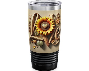 Sunflower Love Edelstahl 20 Unzen Becher, Thermobecher