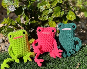 Baby Leggy Froggy Crochet Plushie | Crochet Leggy Froggy | Small Frog Crochet Plushie | Frog Crochet