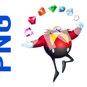 Sonic Eggman Digital download,PNG, cricut  tshirt sublimation, vinyl transfer