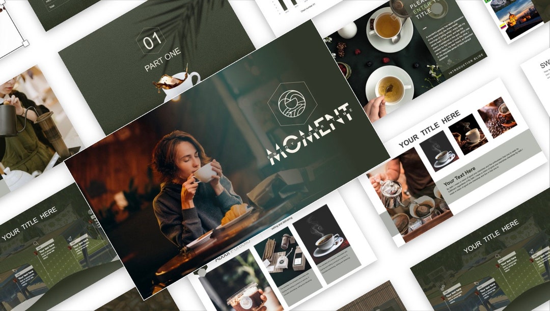 Creative Premium Coffee Shop Powerpoint Presentation Template - Etsy