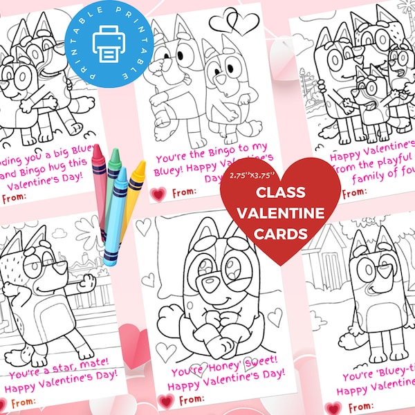 Bluey Valentines Coloring Pages - Il 600x600.5775360261 1nzv 