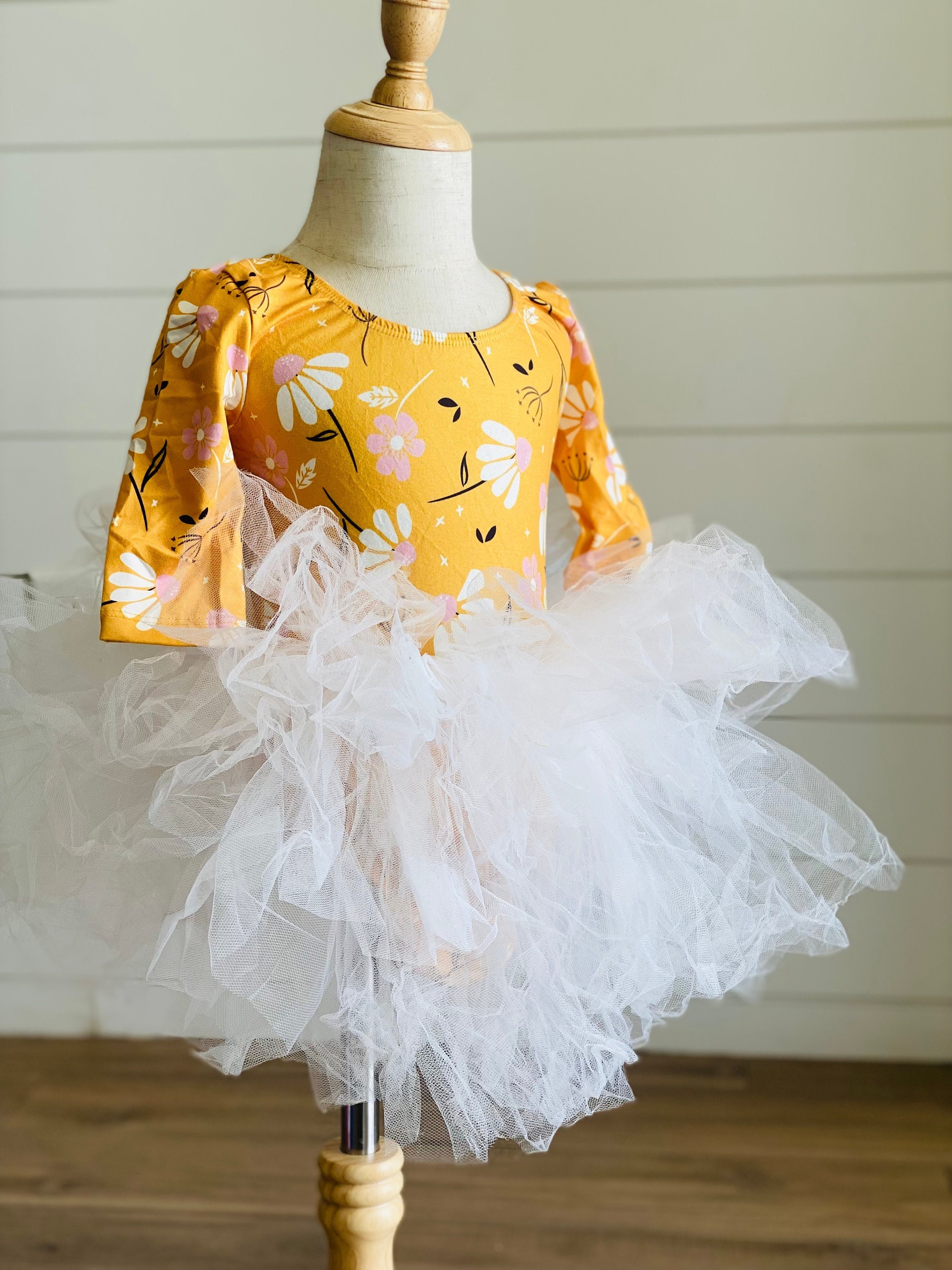 Yellow Petal Skirt - Etsy