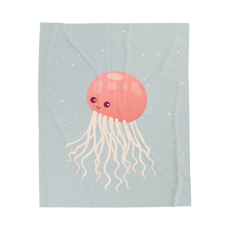 Jellyfish Art Blanket, Cute Blanket for Babies, Warm and Cozy Baby