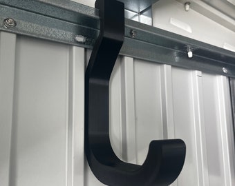 Gancho simple reforzado para cobertizo de herramientas Biohort Highline Avantgarde: ideal para electrodomésticos