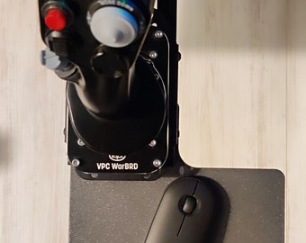 Mousepad for joystick HOTAS Universal desk holder for left or right handed users