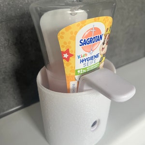 Sagrotan / Dettol No-Touch Cover outer cover for soap dispenser Model: Ellipse Fuzzy various colors image 5