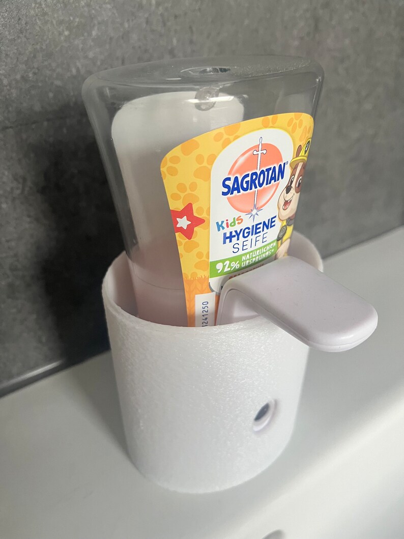 Beschermhoes voor Sagrotan No Touch zeepdispenser - Deksel Vervangingsdeksel Onderdelen Reparatie Onderhoud Navulling Kind Hand Kleurkeuze (Zwart