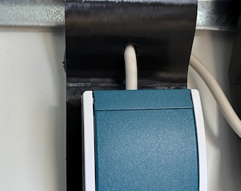 Socket mounting plate for Biohort Highline Avantgarde garden shed NEW - with magnet - without socket & cable!