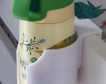 Cup holder / bottle holder for baby bed/child's bed / edges available in various widths and colors