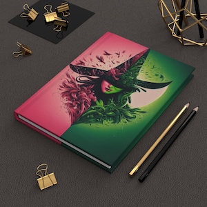 Wicked Journal, Glinda and Elphaba Hardcover Notebook, Musical Fan Gift, Broadway Diary, Wizard of Oz Planner, Theater Memo Pad, The Untold