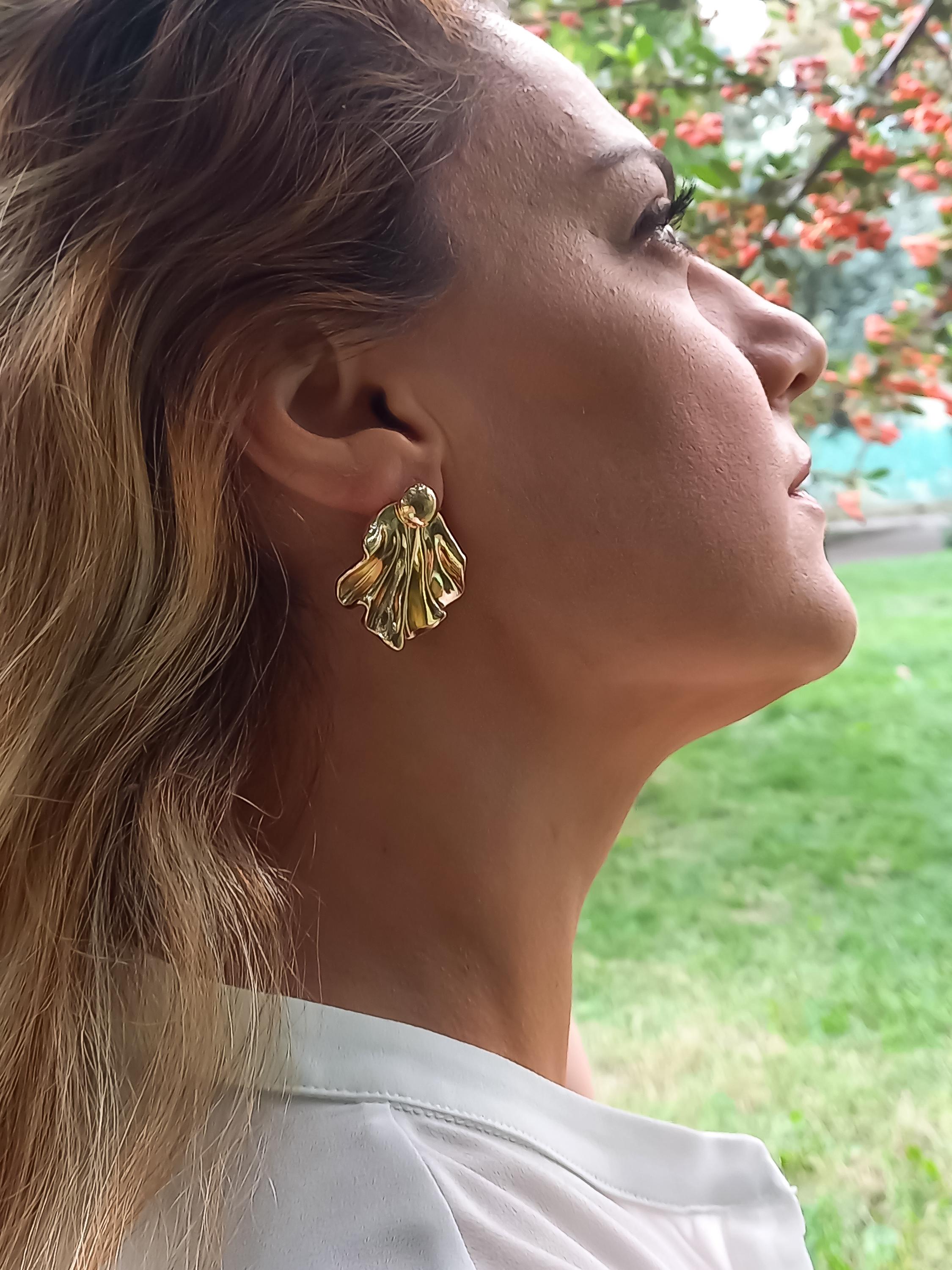 Boucles D’oreilles Feuille D’érable – Design Automnal En Acrylique, Léger Et Hypoallergénique