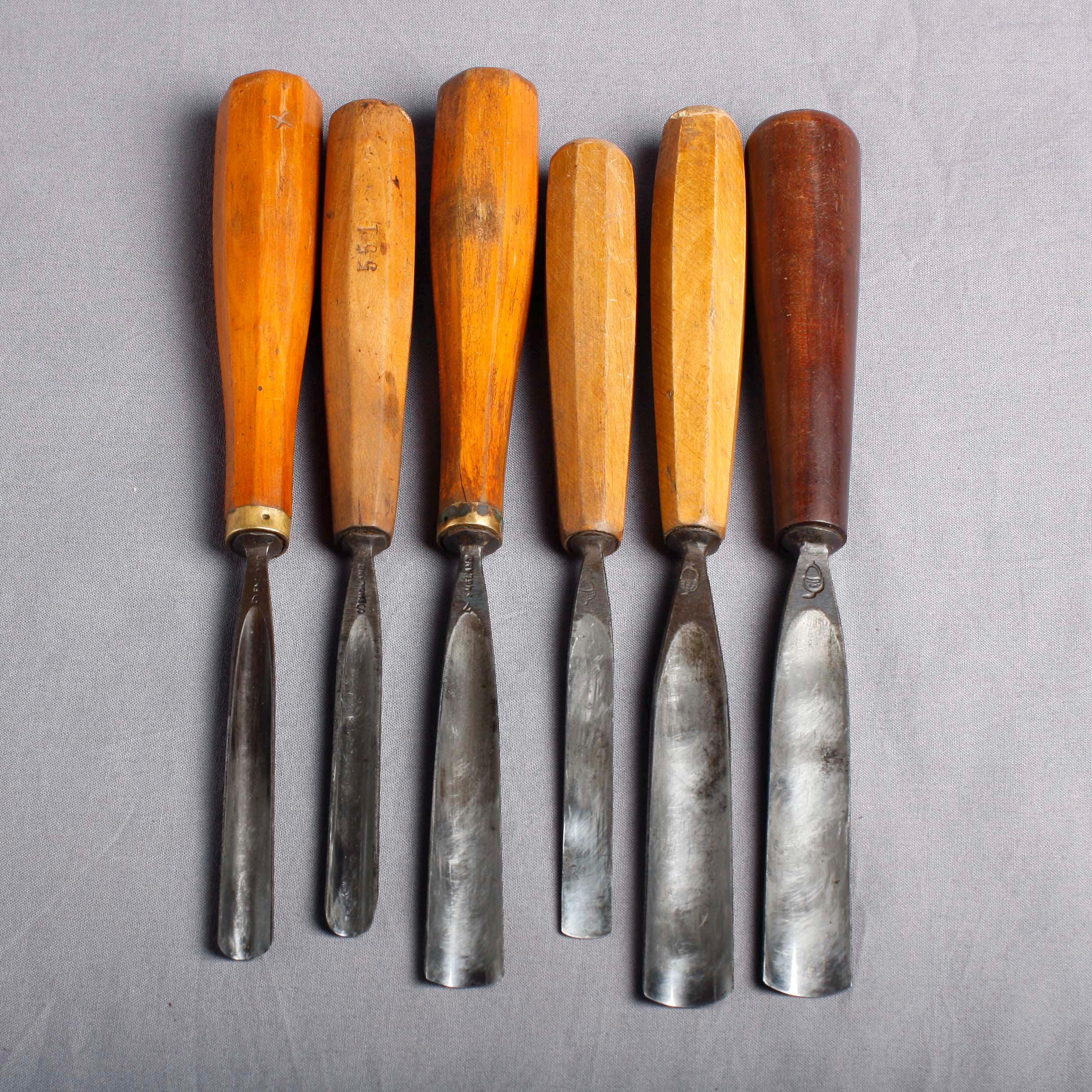 Set of 6 Carving Chisels and Gouges by HENRY TAYLOR & S. J. ADDIS - Etsy