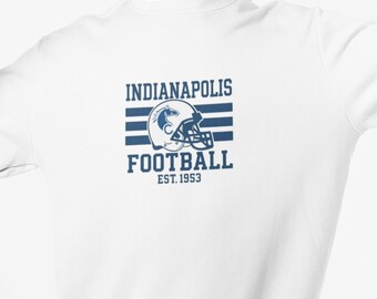 Indianapolis Football Vintage Sweatshirt | Retro Crewneck | Unisex Colts Gift | Game Day Apparel