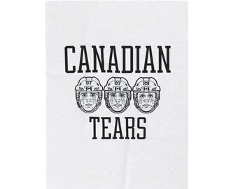 USA Olympic Hockey Team Canadian Tears Blanket | Velveteen Plush