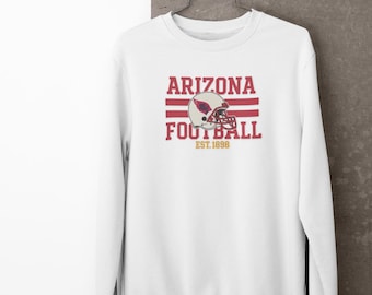 Vintage Arizona Football Crewneck Sweatshirt | Retro Cardinals Gear