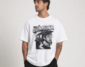 COMFORT COLORS Quinn Hughes Minnesota Hockey | Retro Noir | Tee Shirt