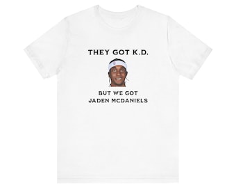 Jaden McDaniels NBA T-Shirt