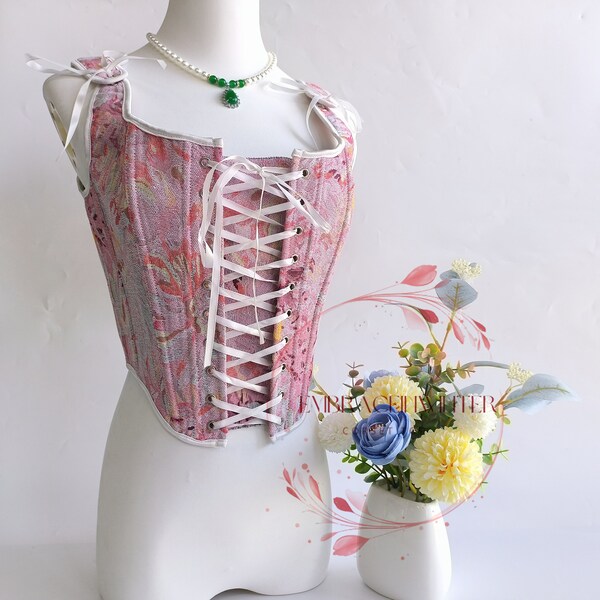 Roisin Embroidered Overbust Corset main image 0