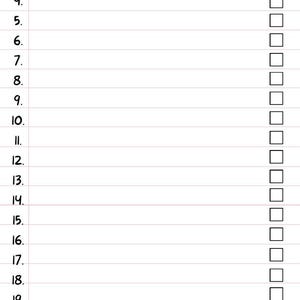 Grocery List