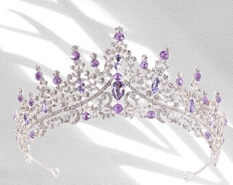 Tiara Bridgerton, tiara nupcial, tiara de graduación, tiara de boda, tiara de reina, tiara de pedrería, tiara de princesa, regalo