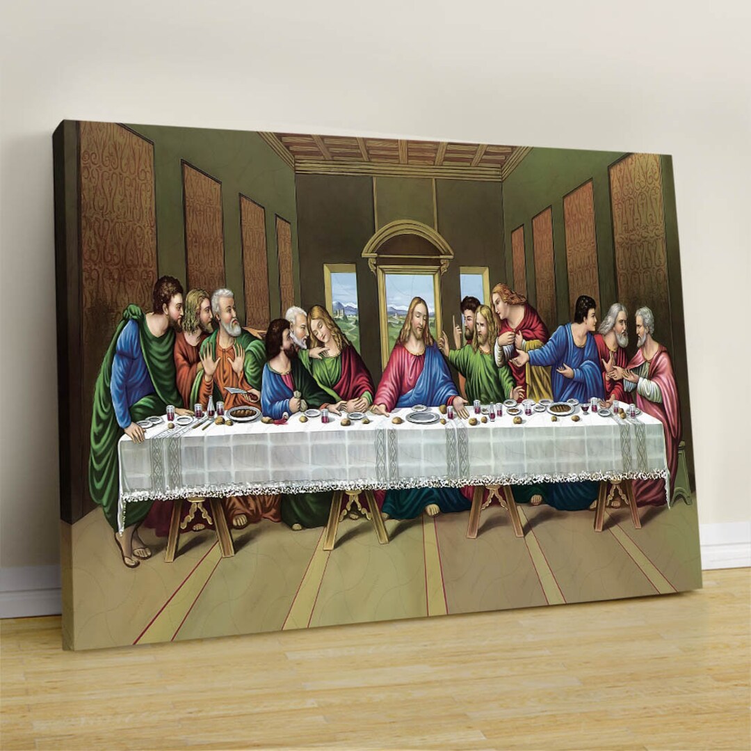 Famous Art Last Supper Leonardo Da Vinci Canvas Paintings on the Wall ...