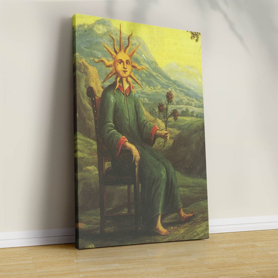 Alchemical Illumination Art Print: Antique Occult Science, Gothic