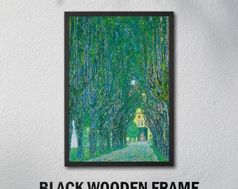 Gustav Klimt 'Avenue in the Park' Art Print: Modernist Cityscape
