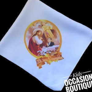 12pcs First Communion favors Napkins Recuerdos Para primera comunion Servilletas First Communion Napkins