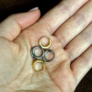 Argola de nariz 16G Prata Ouro argola de nariz TITÂNIO Grosso Anel de Septo Anel de Lua Argola de Septo Clicker de Septo Argola de Cartilagem de Ouro Jóias de Septo