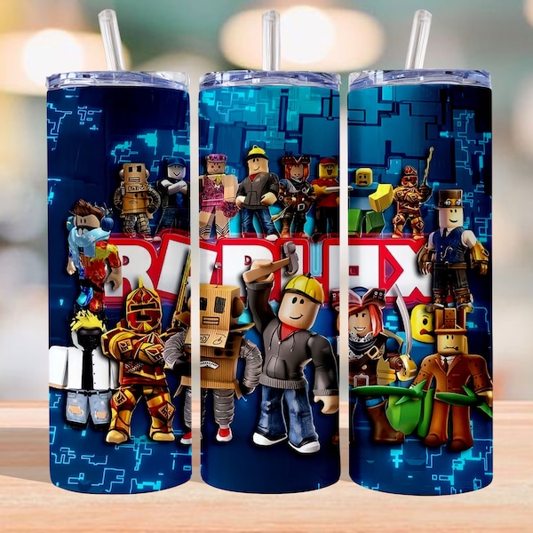 Roblox Tumbler Wrap, Roblox PNG, Roblox Sublimation - Unique Gaming-inspired Drinkware & Tumbler Gift for Roblox Fans, Instant Download PNG