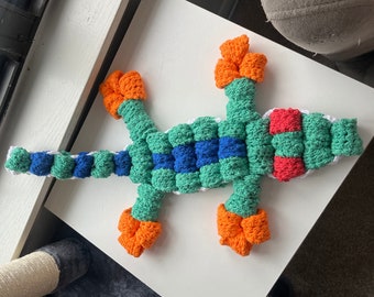 Crochet Bead Lizard