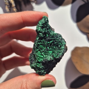 Fibrous Malachite Cluster from Katanga, DR Congo