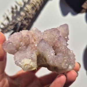 Spirit Quartz Cluster from Mpumalanga, South Africa ~ Amethyst Cactus Quartz
